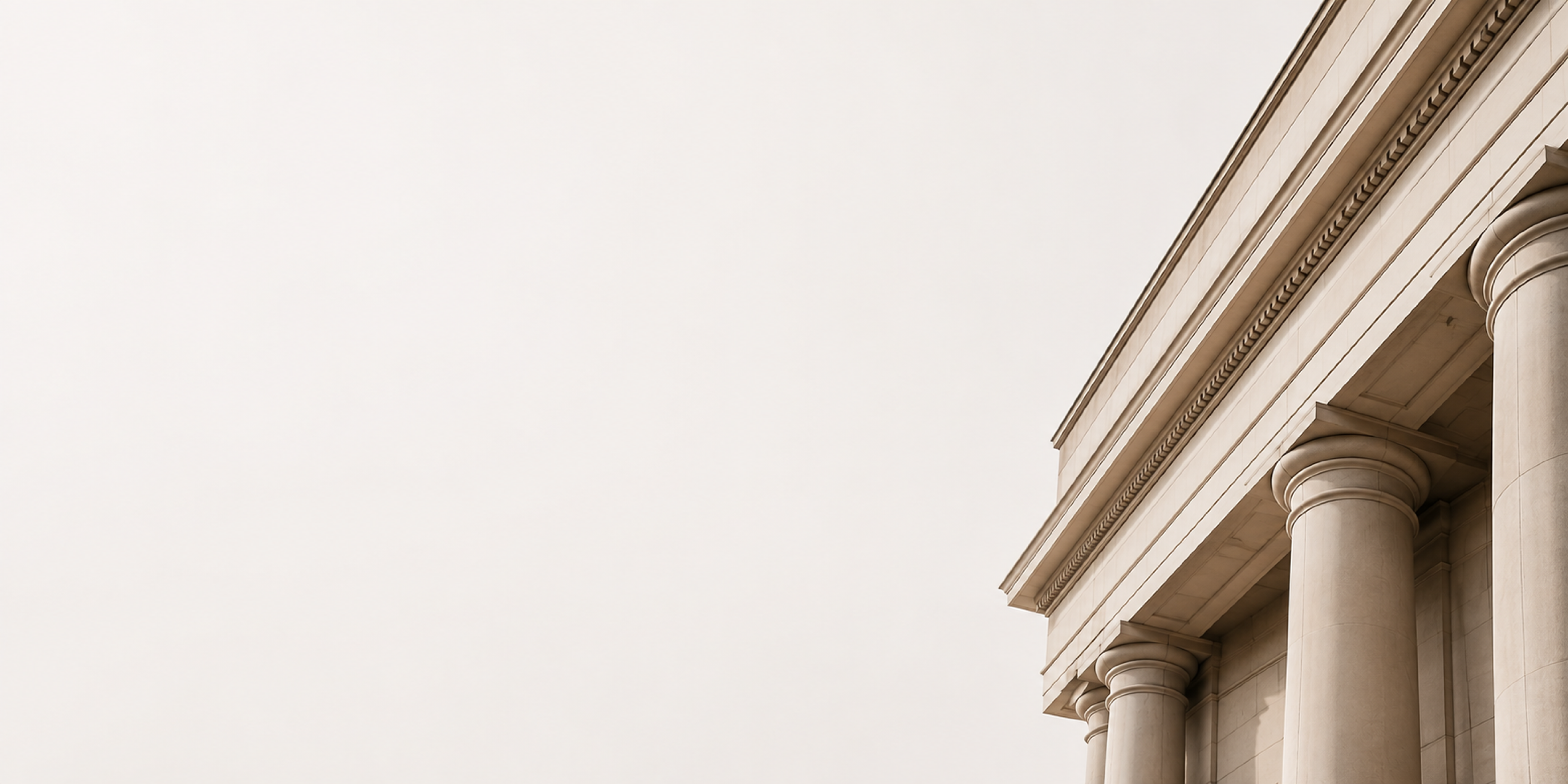 Classical architecture columns representing leadership structure